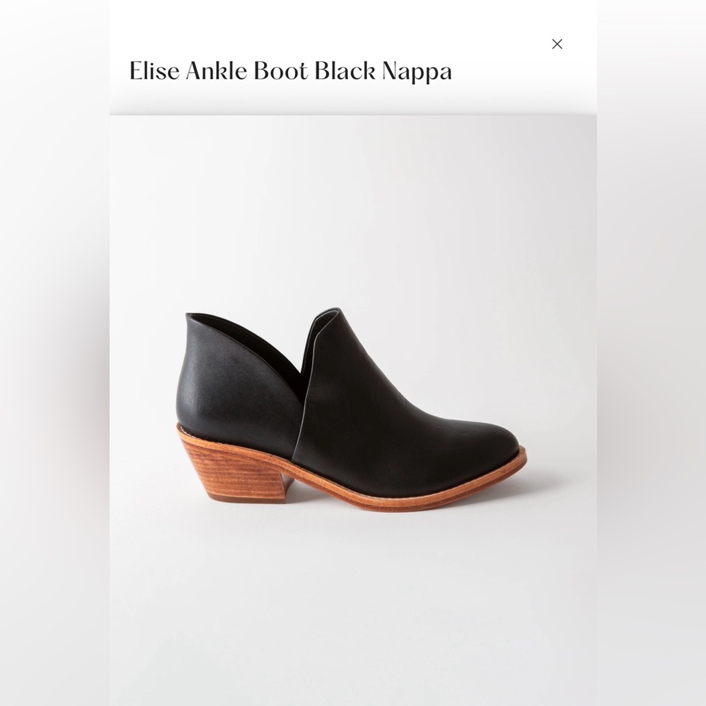 Fortress of Inca Elise Bootie Black Nappa SZ 39